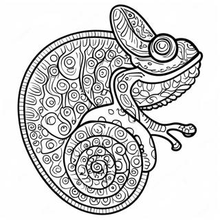 Chameleon Coloring Pages