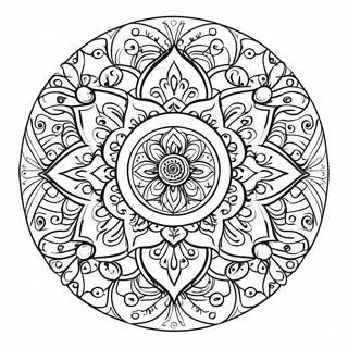 Meditation Mandala Coloring Page 11176-9088