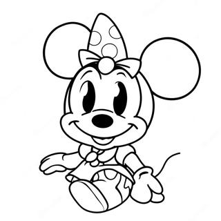 Minnie Mouse Coloring Page 111-86