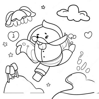 Leap Year Celebration Coloring Page 11206-9115