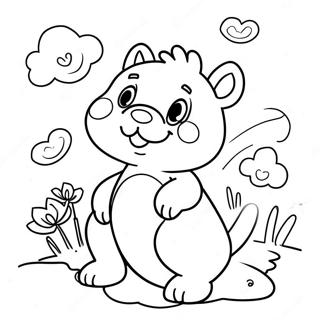 Cute Leap Year Animals Coloring Page 11207-9111