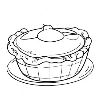 Pie Coloring Pages