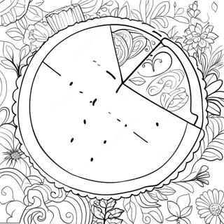 Pie Coloring Page 11236-9134