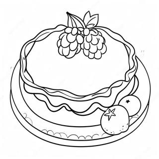 Delicious Fruit Pie Coloring Page 11237-9139