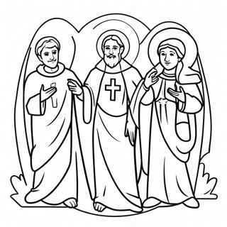 All Saints Day Coloring Page 11246-9146