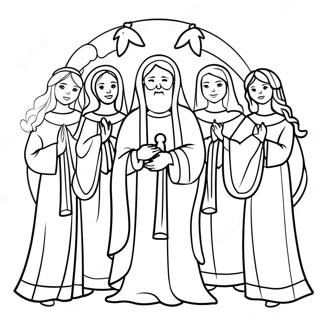 All Saints Day Coloring Pages