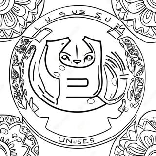 Lsu Tigers Logo Coloring Page 11256-9151