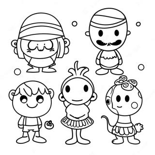 Indie Coloring Pages