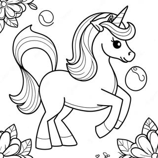 Unicorn Mermaid Coloring Page 11286-9171