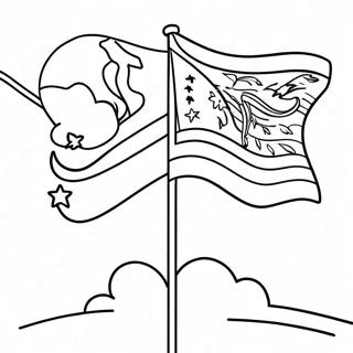 Country Flag Coloring Page 11316-9203