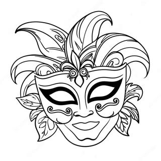 Mardi Gras Coloring Pages