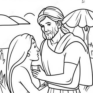 The Good Samaritan Kindness Coloring Page 11327-9211