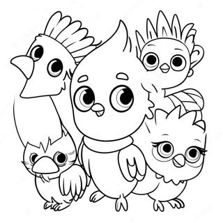 Adventurous Wingfeather Saga Characters Coloring Page 11337-9218