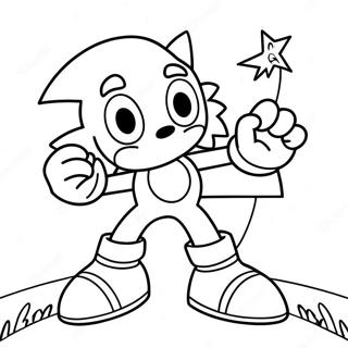 Sonic Halloween Coloring Page 11346-9221