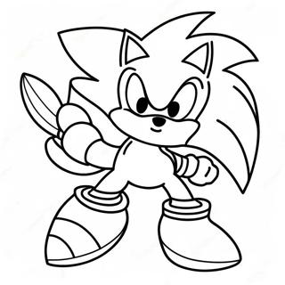 Sonic Halloween Coloring Page 11346-9222