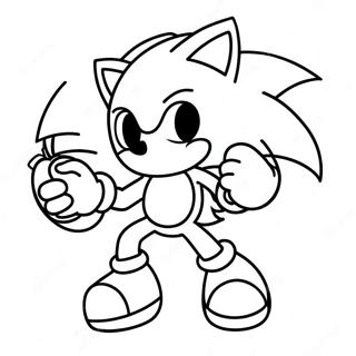 Sonic Halloween Coloring Page 11346-9223