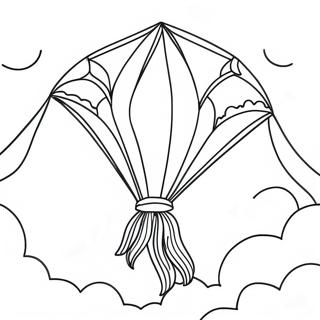 Kite Coloring Pages