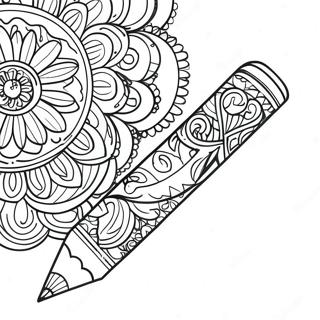 Gel Pen Coloring Pages