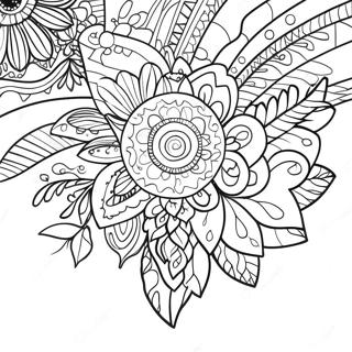 Gel Pen Coloring Page For Kids 11396-9258