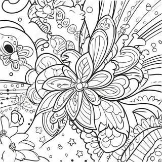 Gel Pen Coloring Page For Kids 11396-9260