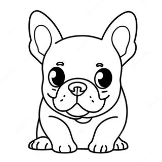 Frenchie Dog Coloring Page 11436-9296