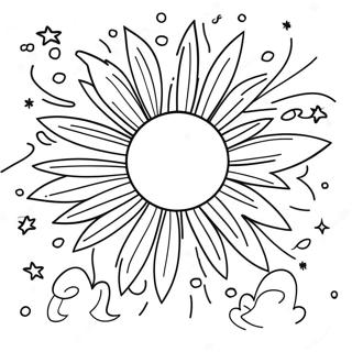 July 4th Fireworks Coloring Page 11476-9323