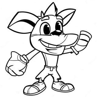 Crash Bandicoot Coloring Page 11486-9333