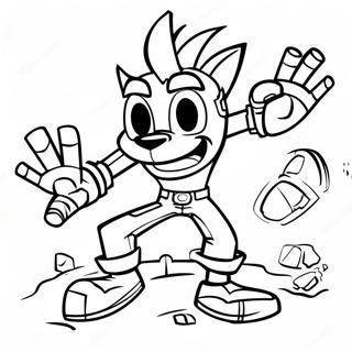 Crash Bandicoot Coloring Page 11486-9335