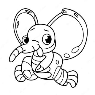 Cute Cartoon Lobster Coloring Page 11507-9354