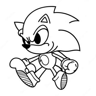 Silver Sonic Coloring Page 11516-9363