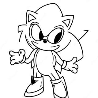 Silver Sonic Coloring Page 11516-9364