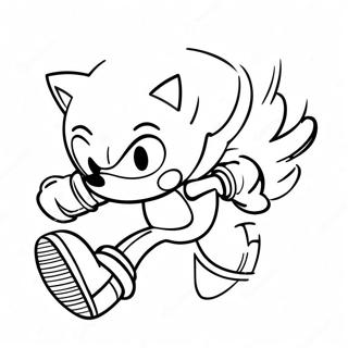 Dynamic Silver Sonic In Action Coloring Page 11517-9358