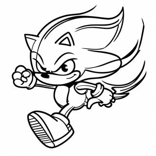 Dynamic Silver Sonic In Action Coloring Page 11517-9360