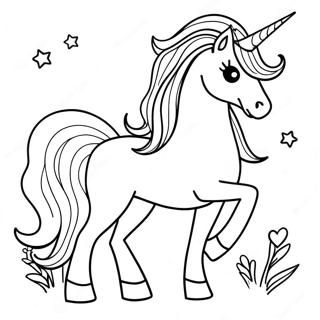 Magical Unicorn Coloring Page 11526-9367