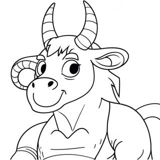 Blitzo With His Horns Coloring Page 11557-9392