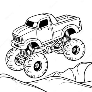 Spiderman Monster Truck Racing Coloring Page 11567-9401