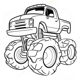 Spiderman Monster Truck Racing Coloring Page 11567-9402