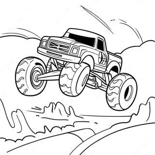 Spiderman Monster Truck Racing Coloring Page 11567-9404