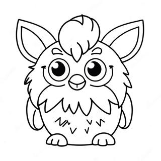 Furby Coloring Page 11576-9407