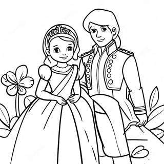 Prince And Princess Coloring Page 11596-45579