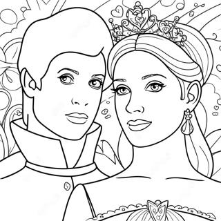 Prince And Princess Coloring Page 11596-45580