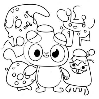 Ugly Dolls Coloring Pages