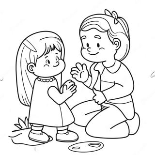 Kindness And Respect Coloring Page 11637-9455