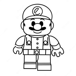 Lego Mario Coloring Page 11686-9497