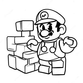 Lego Mario Coloring Page 11686-9498