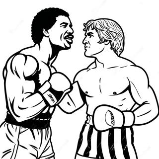 Rocky Vs Apollo Creed Coloring Page 11707-9507