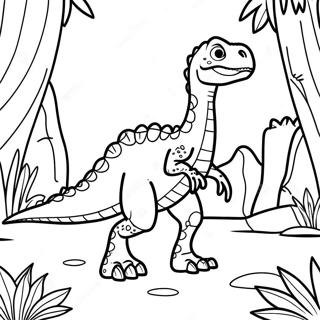 Velociraptor Coloring Pages