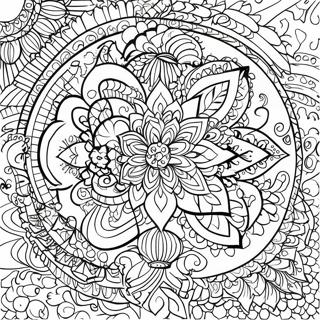 Satisfying Mandala Coloring Page 11746-9530