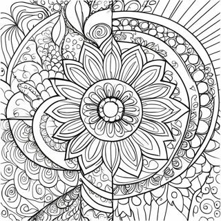 Satisfying Mandala Coloring Page 11746-9532