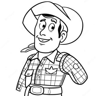 Woody In Cowboy Outfit Coloring Page 11757-9541